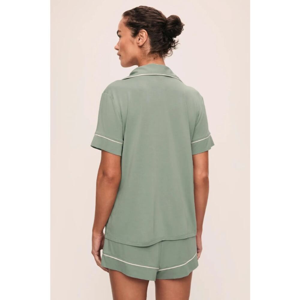 EBERJEY Gisele Relaxed Shorts PJ Set XS Eucalyptus Green TENCEL Modal NWT - Picture 3 of 13